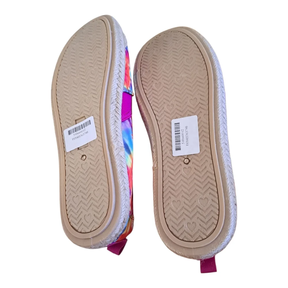 SUGAR Womens Multi Pink Bright Evermore Cap Toe Slip On Espadrille Shoes 7.5 M